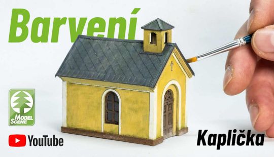 Barvení – ukázka videa na YouTube kanálu Model Scene