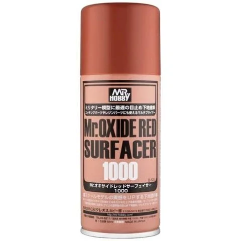 Mr. Oxide Red Surfacer 1000 - stříkací tmel rezatý 170ml
