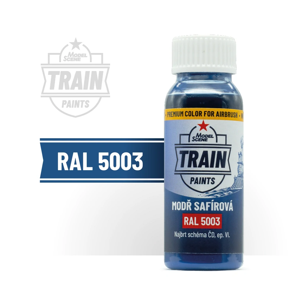 MS Train Paints - RAL 5003 Modř safírová (30 ml)