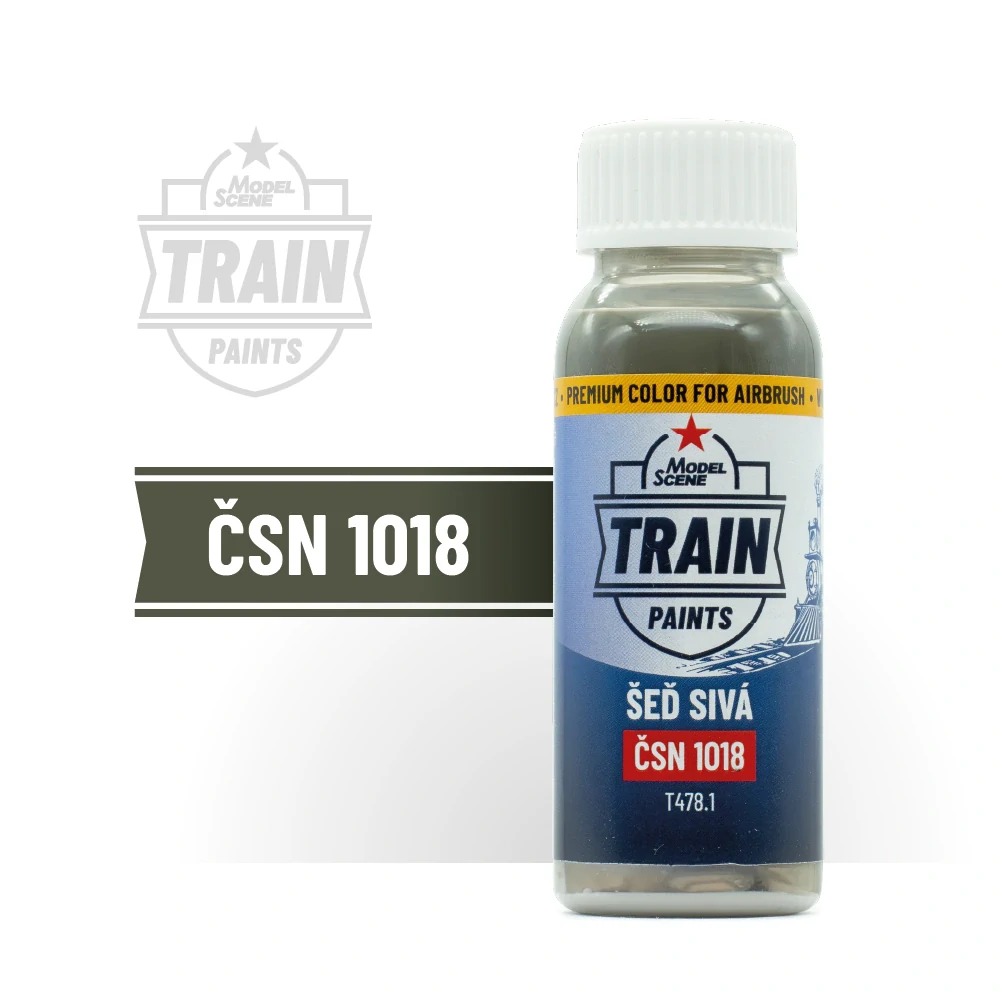 MS Train Paints - ČSN 1018 Šeď sivá (30 ml)