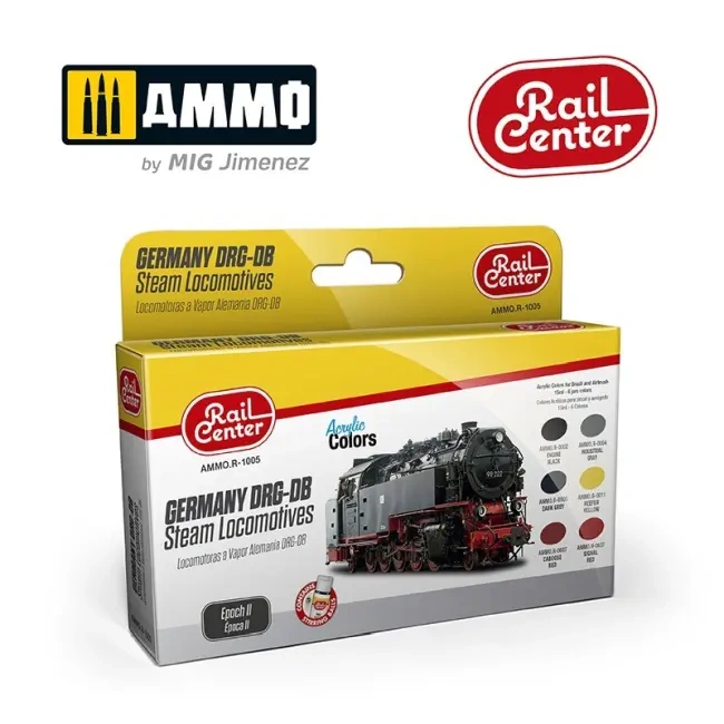 Německé parní lokomotivy DRG/DB (AMMO Rail Center)