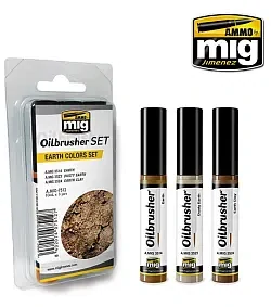 OILBRUSHER Sada odstínů půdy