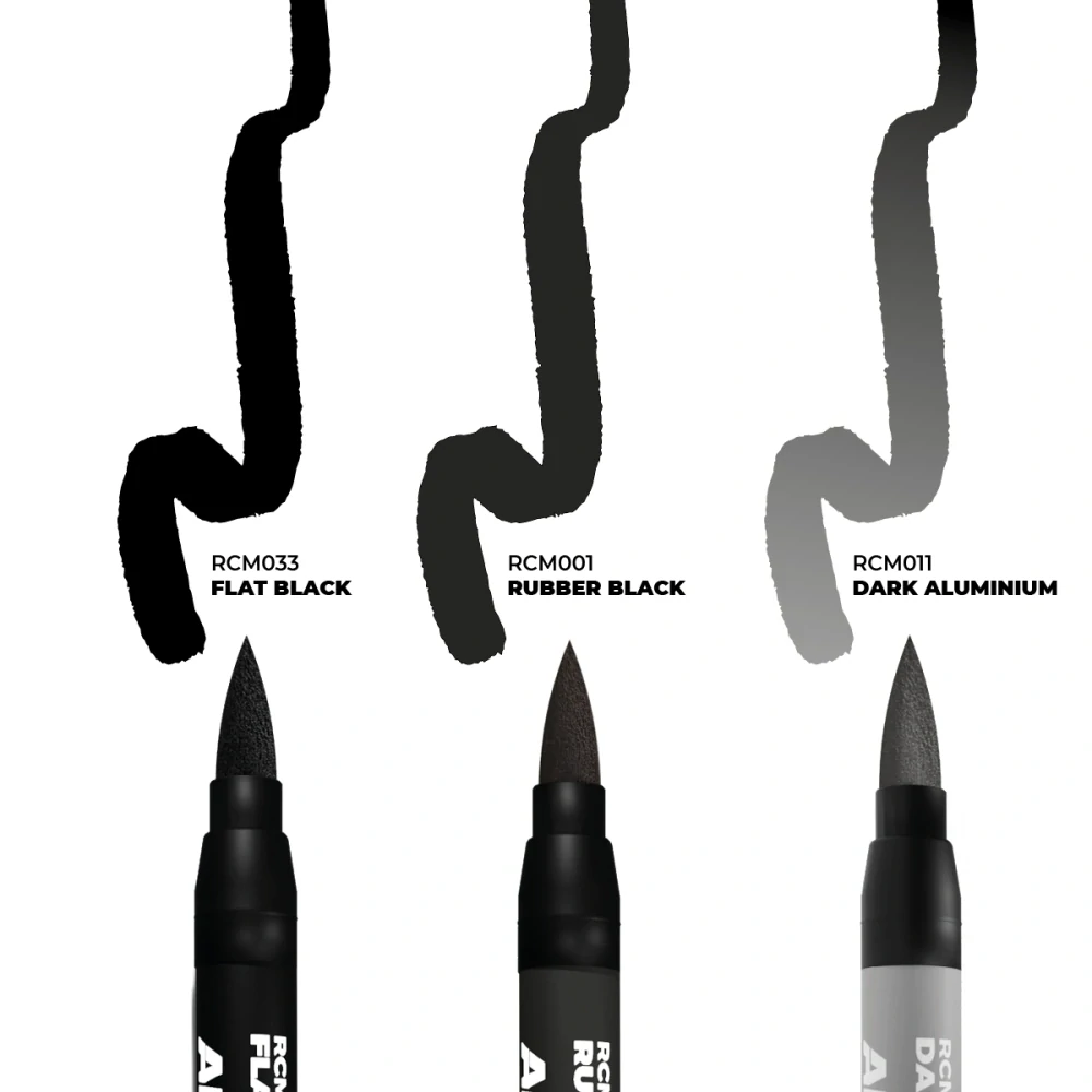 AK RC Marker set - kola, pneumatiky (3 ks)