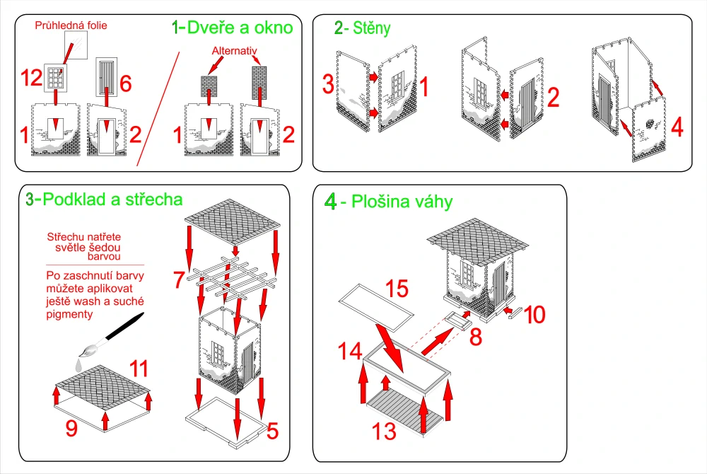 Silniční váha - stavebnice H0