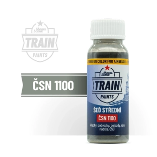 MS Train Paints - ČSN 1100 Šeď střední (30 ml) 