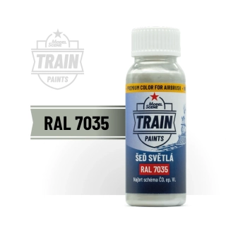 MS Train Paints - RAL 7035 Šeď světlá  (30 ml)