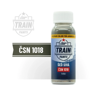 MS Train Paints - ČSN 1018 Šeď sivá (30 ml)