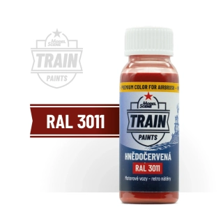 MS Train Paints - RAL 3011 Hnědočervená    (30 ml)