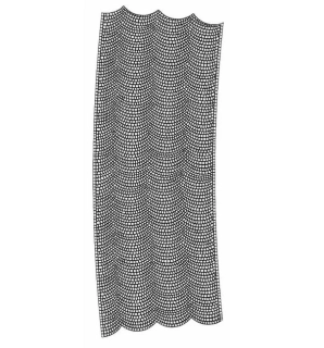 Silnice mírný oblouk TT - kroužková dlažba