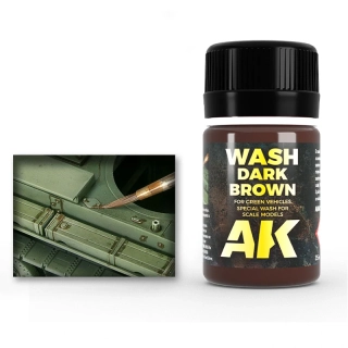 AK WASH Tmavě hnědý (35 ml)