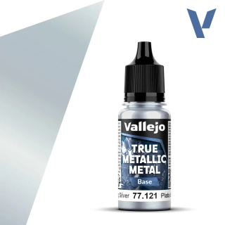 Metalic - stříbrná 18 ml
