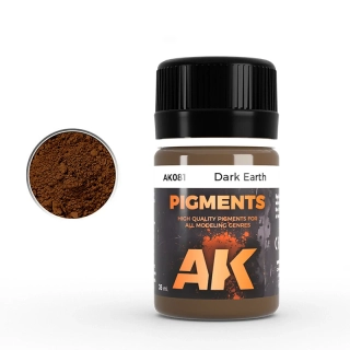 Tmavá zemina - AK pigment