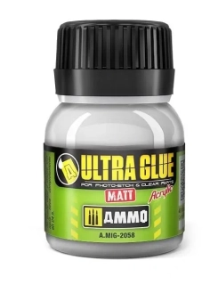Ultra Glue Matt - lepidlo na čiré díly a lepty