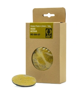 Statická tráva 4,5 mm, béžová, 50g